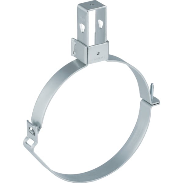Geberit Pluvia Rohrschelle verstellbar mit Sicherungsbügel d200/208