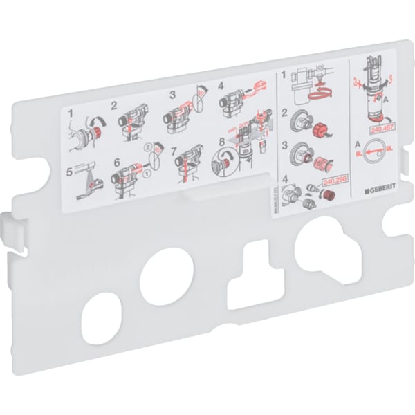 Geberit Schutzplatte zu Kappa UP-SPK, 15cm