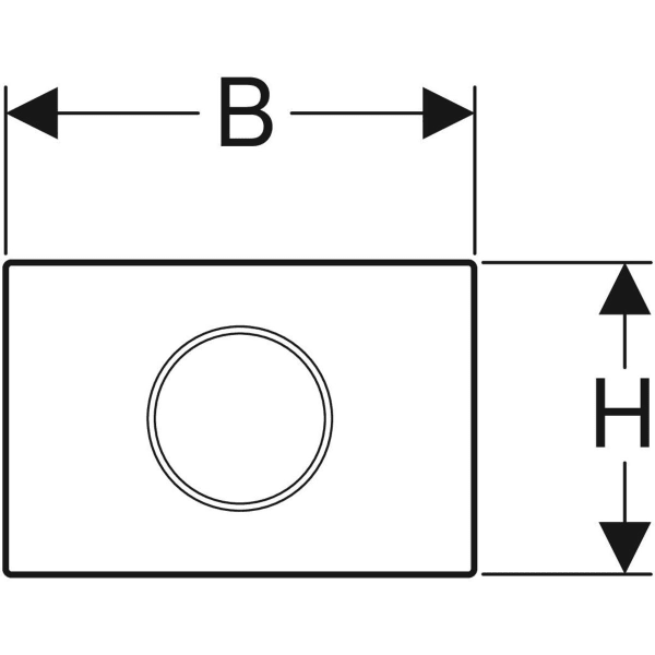 Geberit Sigma10 WC-Strg. elektron.Spül, Netz 2-Mengen-Sp., auto./bl/BT, schw/swm