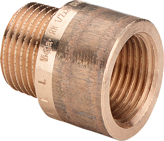 Viega Verlängerung 3525 in R1/2 x Rp1/2 x 20mm Rotguss