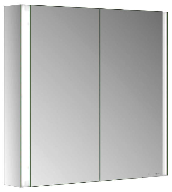 ACTIS Spiegelschrank BASE Alu LED-Bel. 800x710x127mm 2-türig Korpus verspiegelt ACTIS Spiegelschrank BASE Alu LED-Bel. 800x710x127mm 2-türig Korpus verspiegelt