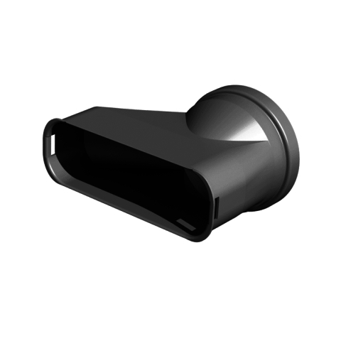 Wolf Adapter Flachkanal 50x140 zum Anschluß an Luftverteiler