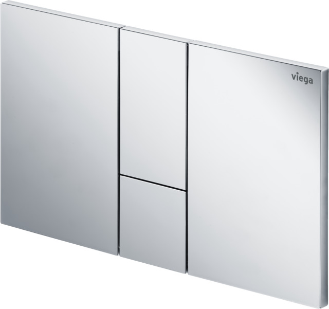Viega WC Betätigungsplatte VfS 24 8614.1 aus Kunststoff in verchromt