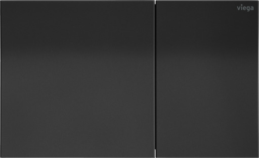 Viega WC Ausstellungsplatte VfM 200 8620.19 aus Metall in schwarz matt