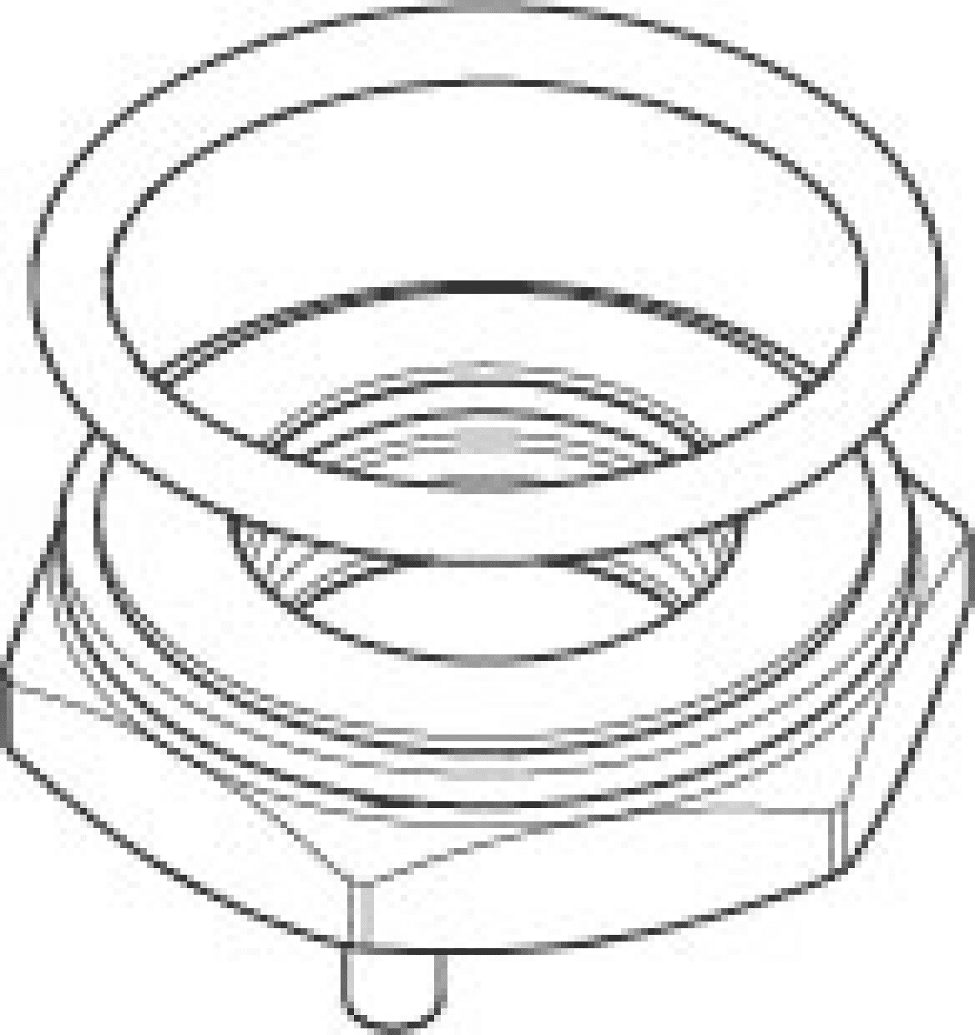 DO Befestigung mit O-Ring D34 x 4 mm ERSATZTEILE 04301108587 D 52 x 1,5 mm