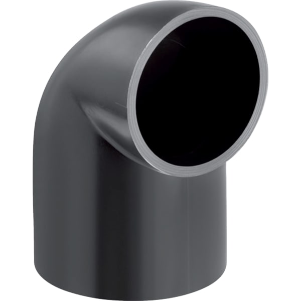 Geberit PE Bogen 90Gr reduziert mit langem Schenkel und kleinem Radius d56/50 Geberit PE Bogen 90Gr reduziert mit langem Schenkel und kleinem Radius d56/50