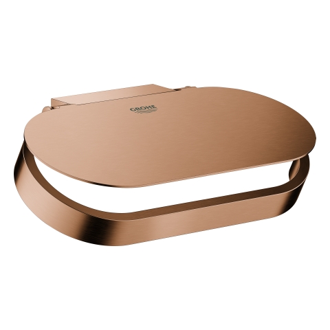 GROHE WC-Papierhalter Selection 41069 mit Deckel warm sunset gebürstet