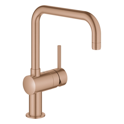 GROHE EH-Spültischbatterie Minta 32488 DN15 U-Auslauf warm sunset gebürstet