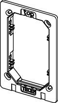 TECE-Ersatzteil Befestigungsrahmen TECEfilo-Solid grau