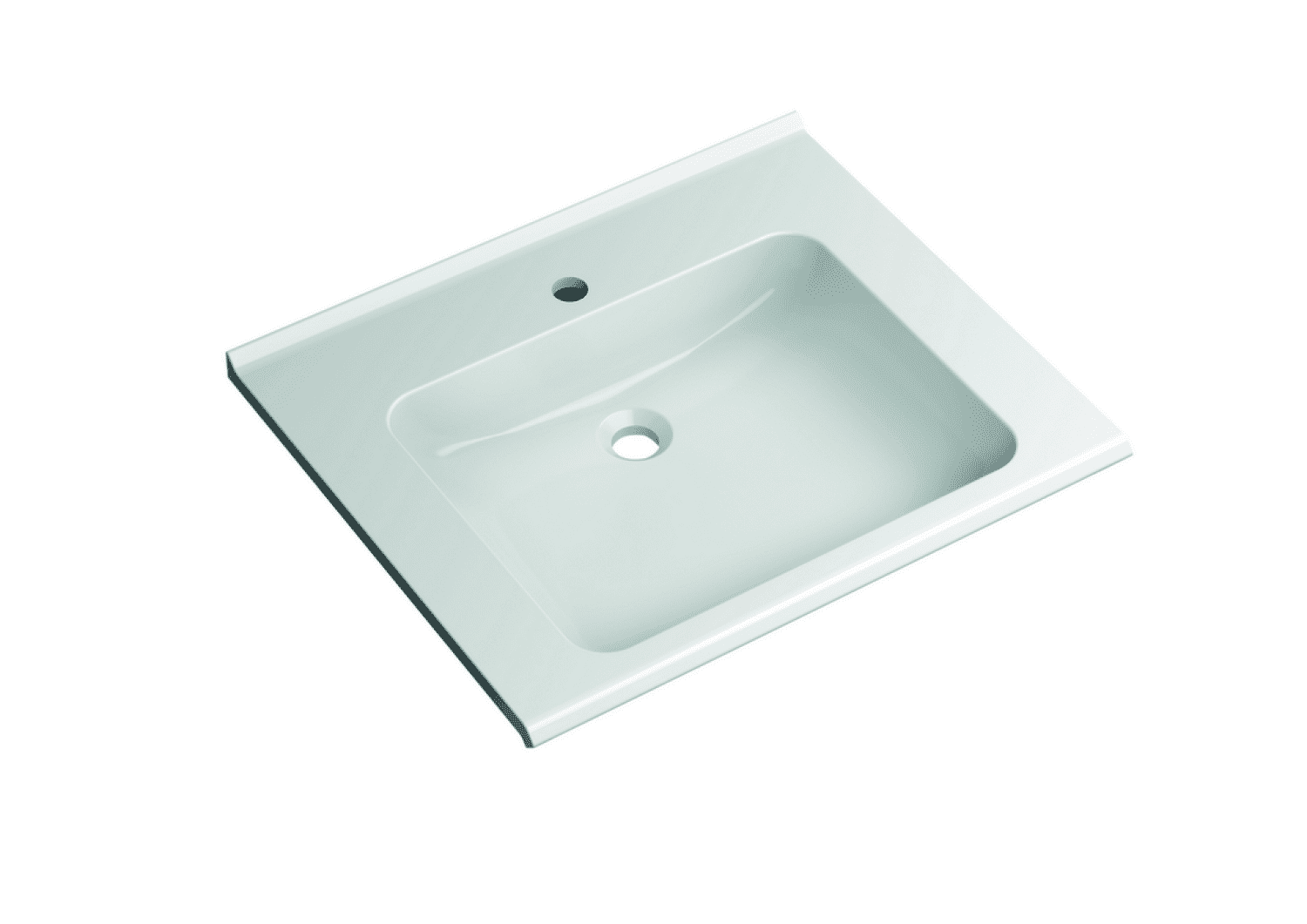 HEWI Waschtisch S-Form, modular, 650x550mm, 1.HL