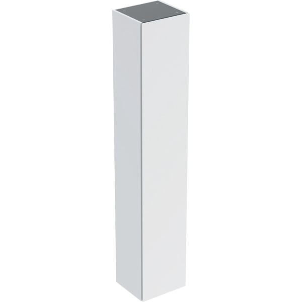 Geberit Renova Plan Hochschrank mit 1 Tür 33x180x29,8cm, weiß/l. seidenmatt