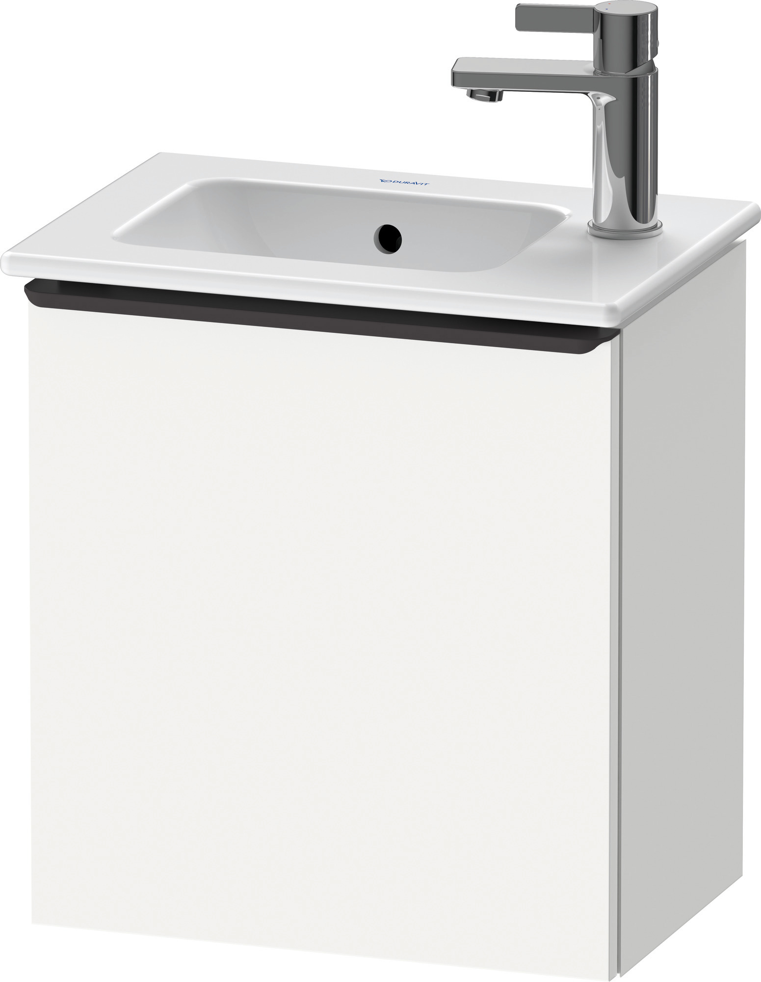 Duravit D-Neo WTU,Wdh,Tür:1,TA:LI,Gr:Dia.Schw 410x274x440mm,Weiß Matt, Dekor