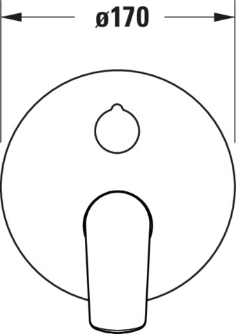 Duravit Duravit No.1 Einhebel-Brausemisch. UP Keramikmischsyst. Umstellvent. Chrom HG