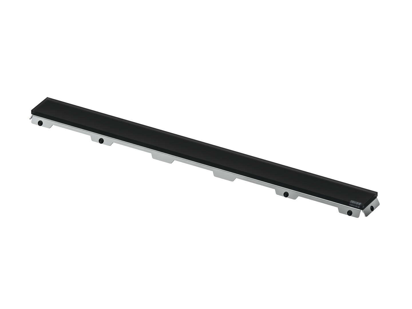 TECEdrainline Glasabdeckung, schwarz satiniert, 900 mm