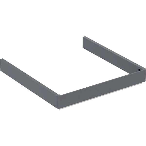 Geberit Designstreifen für WT-Unterschrank Renova Comfort, Breite 53 cm, grafit