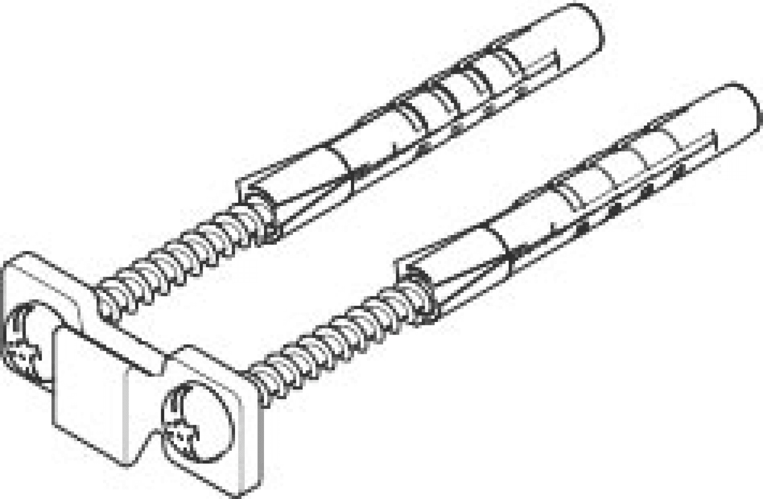 DO Befestigungssatz ERSATZTEILE 05172075800 37 x 14 x 65 mm