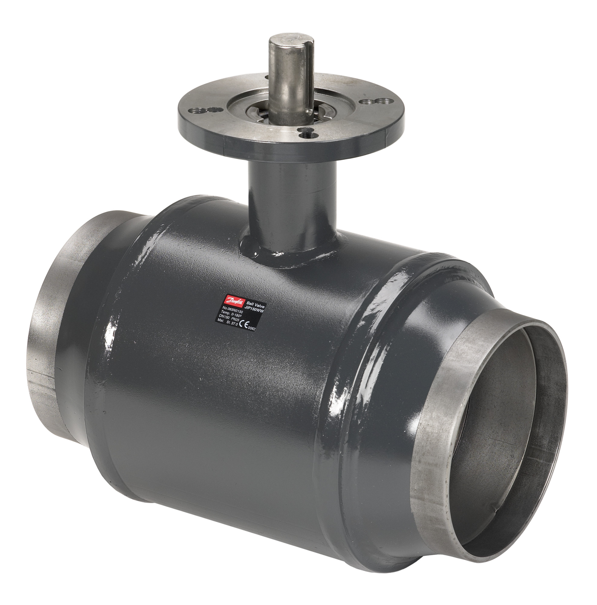 Danfoss Kugelhahn JIP240.12A ISO-Flansch o. Handr. DN50 Kvs395m3/h PN40 AE/AE