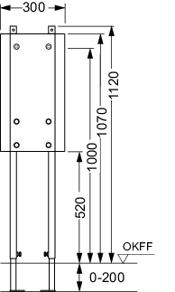 TECEprofil Modul für Stützgriffe und Haltesysteme