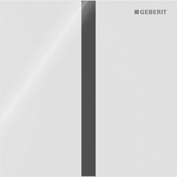 Geberit Typ 40 Abdeckplatte, eckig für UR-Strg. IR, weiß