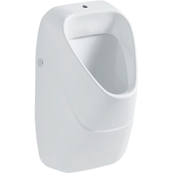 Geberit Alivio Urinal, Zulauf von oben Abgang nach hinten oder unten, weiß Tect