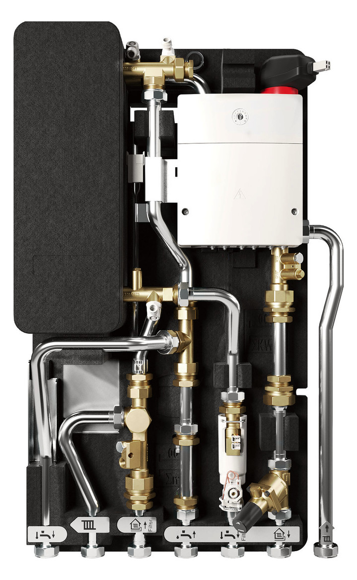 BOSCH Wohnungsstation F7002 45 HPS 45 kW, nachgeschaltete Wassererwärmung