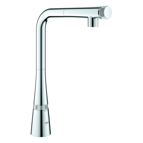 GROHE SPT-Batterie Zedra Smart Control 31593_2 L-Ausl. auszb. Spülbrause chrom