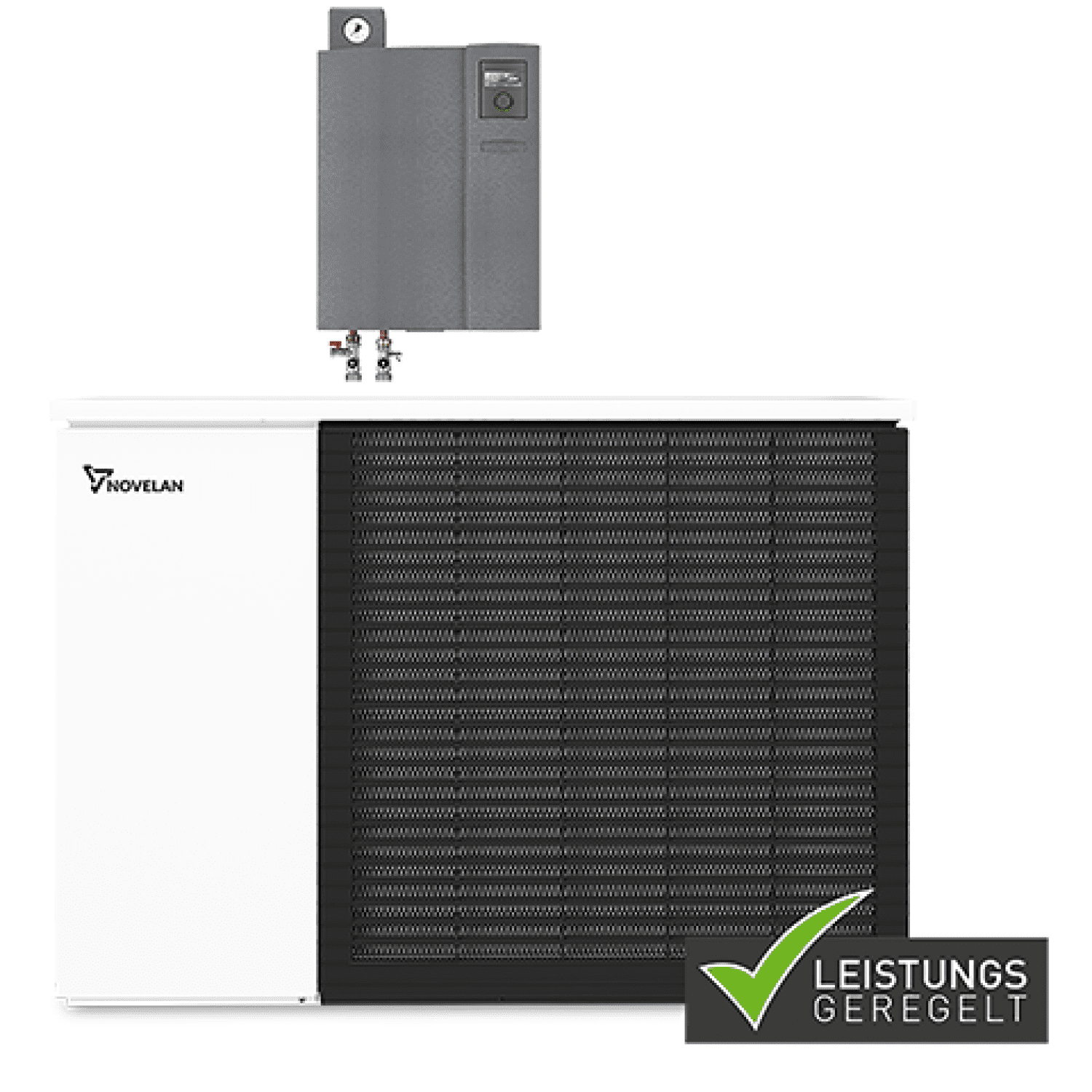Novelan Wärmepumpe, L/W, LADV 9-HDV 9 230/400V, heizen, Außen, frequenzg.,Dual