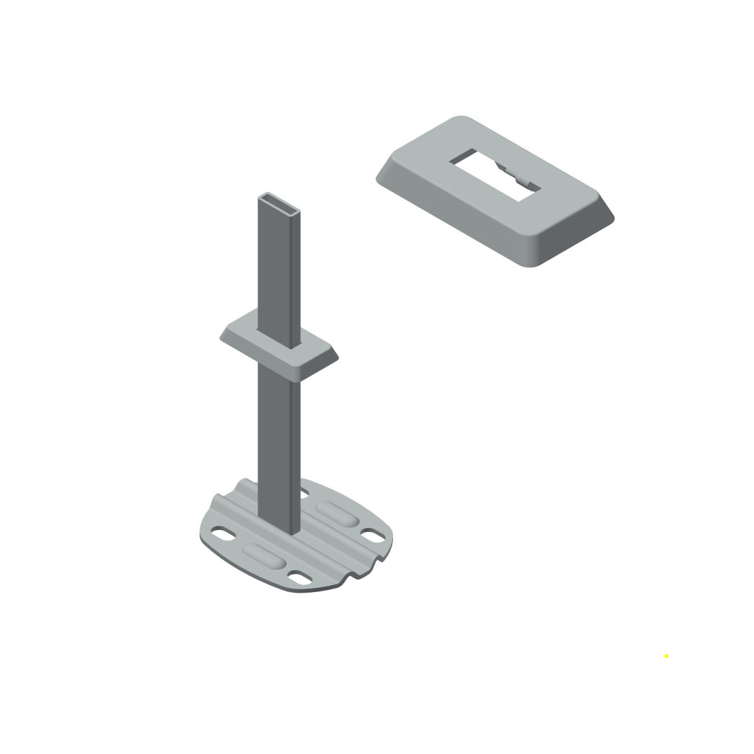 Kermi Abdeckblende für Standkonsolenfuß Rohbodenmontage, weiß, 30x10 mm Kermi Abdeckblende für Standkonsolenfuß Rohbodenmontage, weiß, 30x10 mm