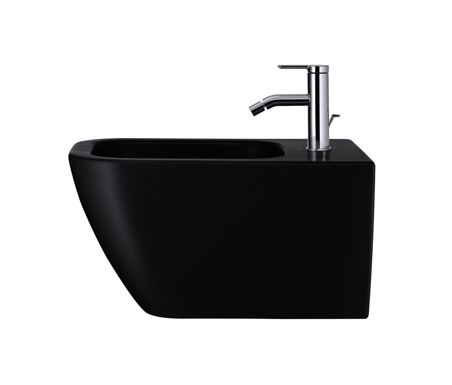 DU Wand-Bidet 540mm Happy D.2,Anthrazit/ Anthrazit Matt, m. ÜL, HLB, 1 HL