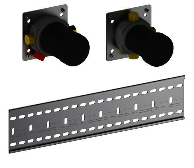 KEUCO Grundkörper-Set Arm.-Zub. 59953, f. THM Set UP 3-W m.Schlauchan.