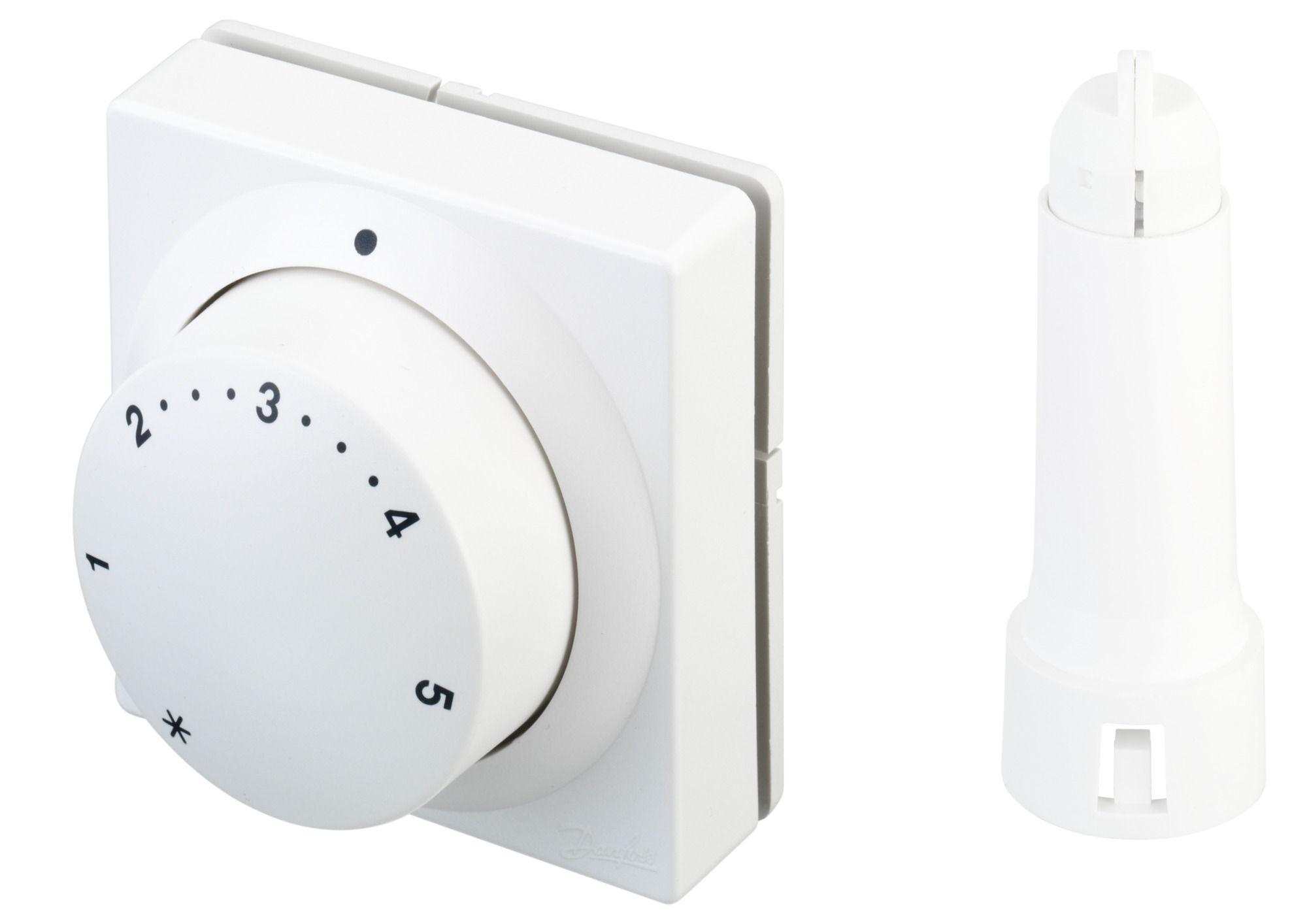 Danfoss Fühlerelement RA 5062 Ferneinstellelement 2 m, Reinweiß