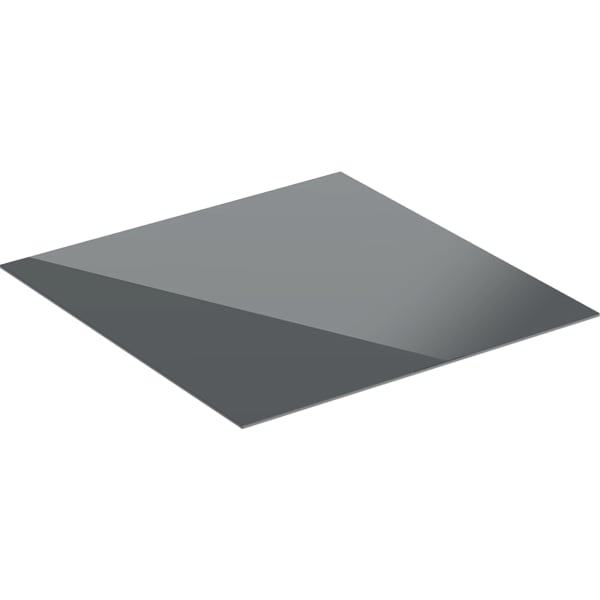 Geberit ONE Abdeck. f. Seitenschrank/-Element 45x0,6x46,5cm, Glas, lava