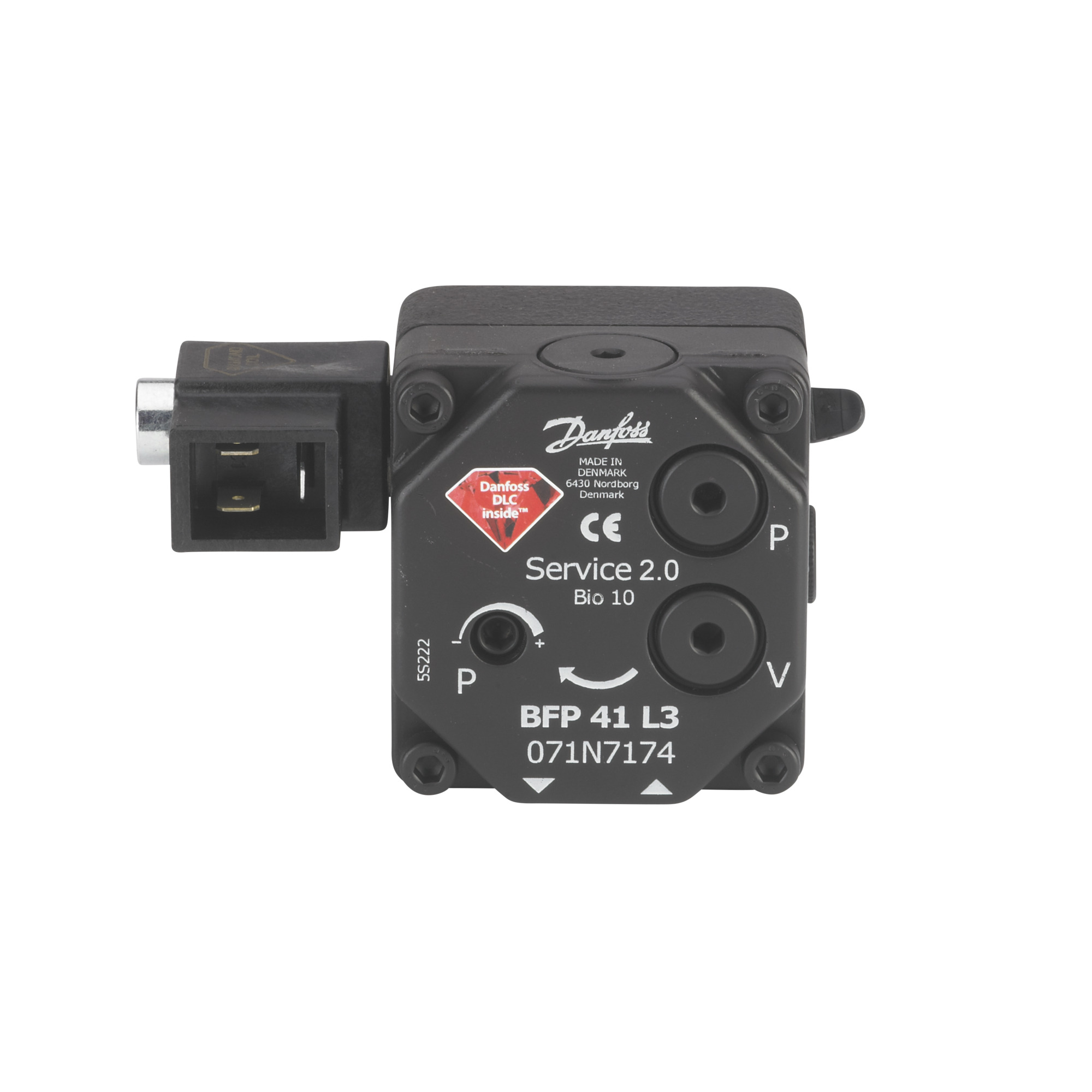 Danfoss Ölbrennerpumpe BFP 41 L 3 mit Magnetventil, Drehricht. li, 24 l/h