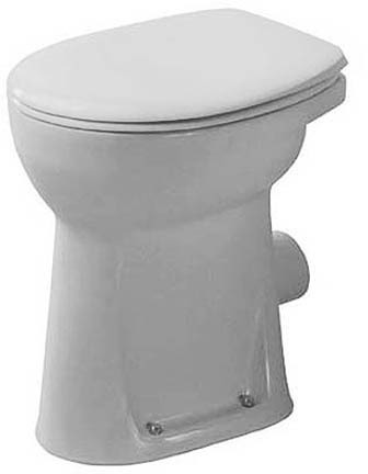 DU Stand-WC Design Classics Sudan 465 mm + 100 mm, Abg.waagrecht, weiß