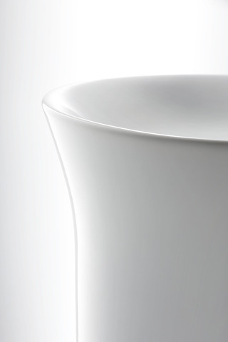DU WT freisteh.,500mm White Tulip,Weiß o.ÜL,o.HLB,ohne Öffnung hinten