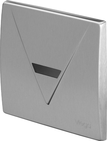 Viega Abdeckplatte VfL 1 8128.46 in 150x135mm Edelstahl weiß-alpin