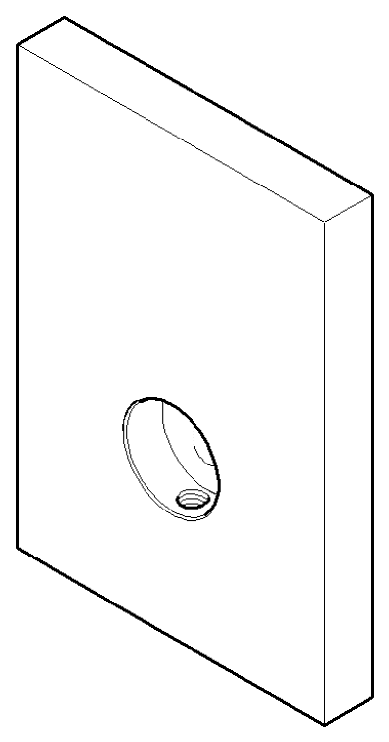 DO Halter für Duschgarnitur ERSATZTEILE 081773505 55 x 78 x 8 mm Chrom