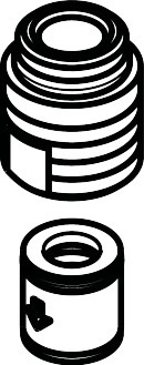 Hansgrohe Schlauchanschluß chrom