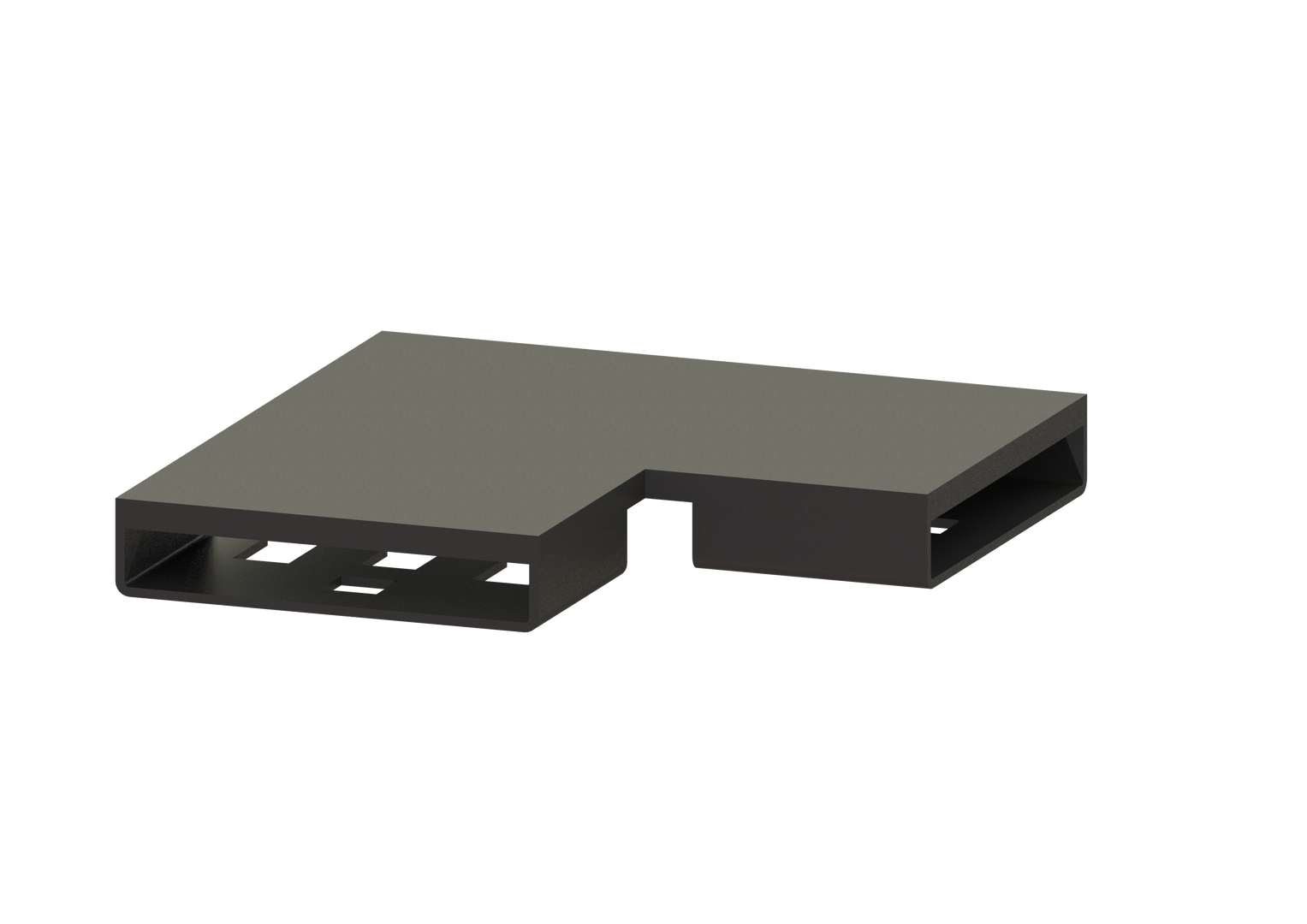 KESSEL-Verbindungsstück 90 Grad für Linearis Infinity, Black, gebürstet