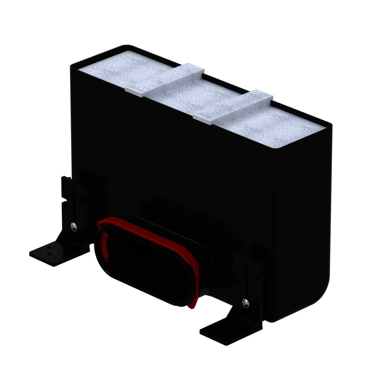 ZE Luftdurchlassgehäuse ComfoCase CLF f. ComfoTube flat 51, DN125, m.RapidLock