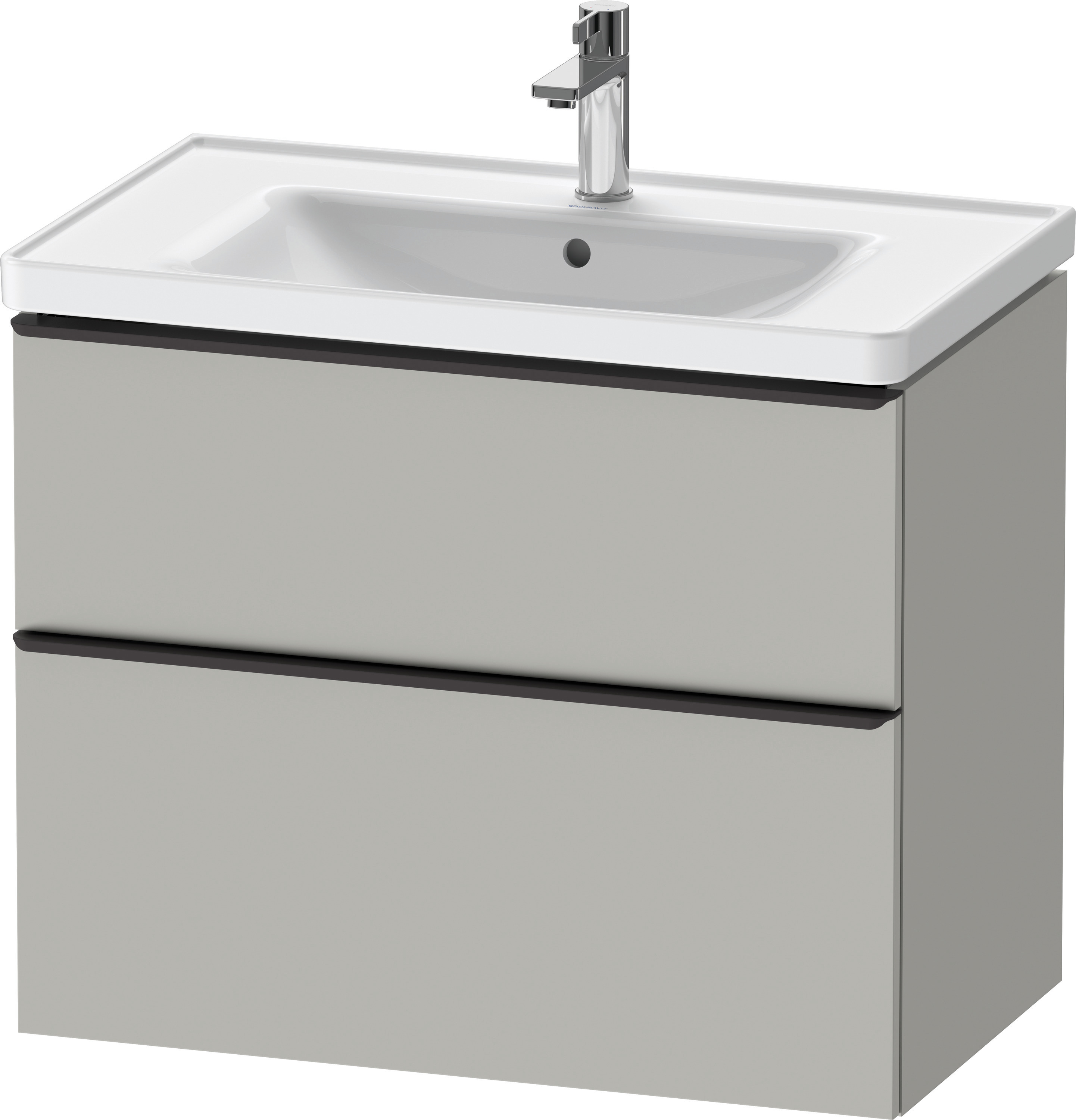 Duravit D-Neo WTU,236780,AZ,1,SBK:1,Gr:D.Schw 784x452x625mm,Wandh,Betongrau Matt,Dek.