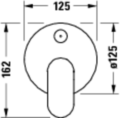 Duravit Wave Einhebelmischer UP-Set Rostte Rund,Verbr. 2, Bronze Gebürstet