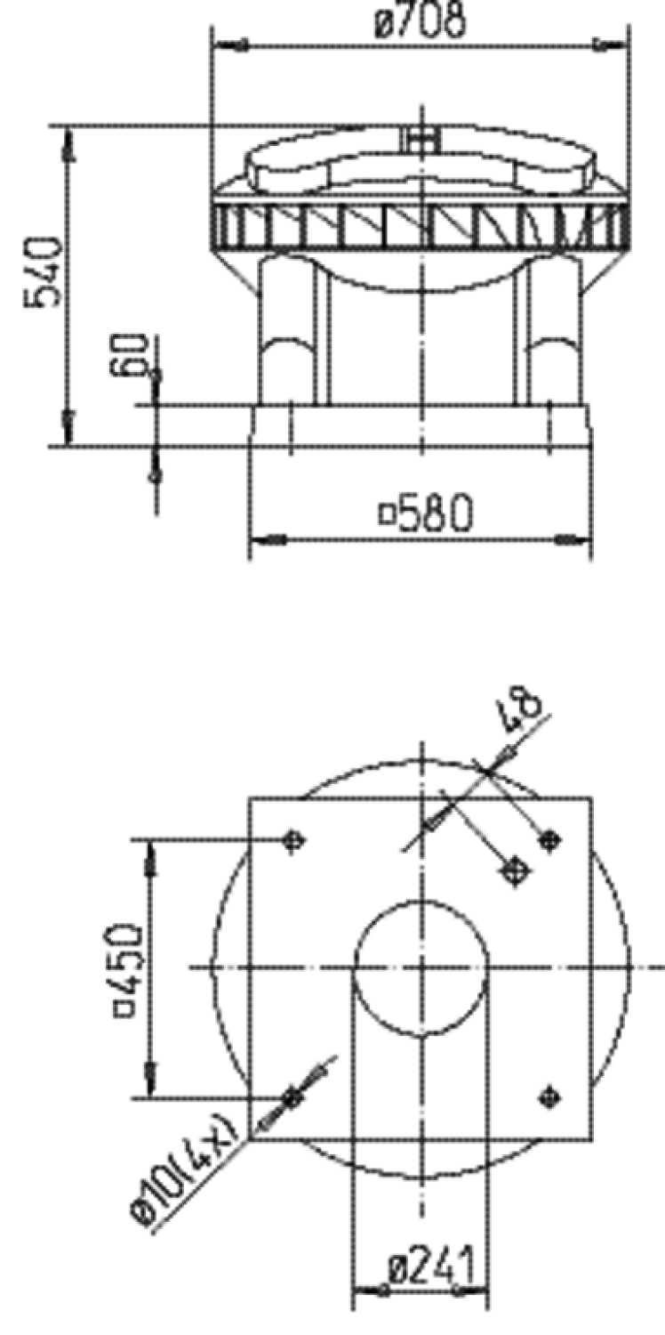 Helios DV EC 250 ECO Dachventilator EC regelbar