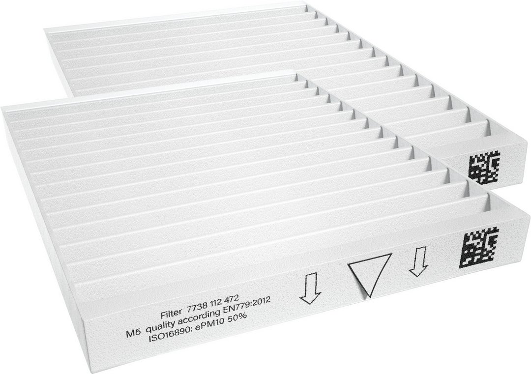 BOSCH Zubehör Wohnungslüftung FSM5/F7 Luftfilter-Set für Vent 4000 CC, 2 Stk.