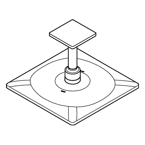 GROHE Kopfbrauseset Rainshower 310 SmartActive Cube 26481 Deckenausl. chrom