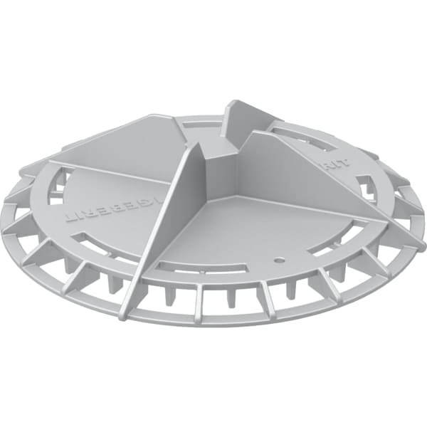 Geberit Laubfang aus Aluminiumguss zu Pluvia Dachwassereinlauf