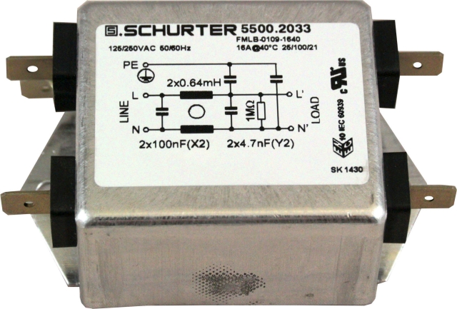 Wolf Netzfilter-1phasig-16A für MGK-2-390-630 ab 02/2013