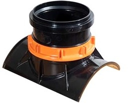airfit Schraubabzweig DN 250x160 für Kunststoffrohr KG, DN 250/160