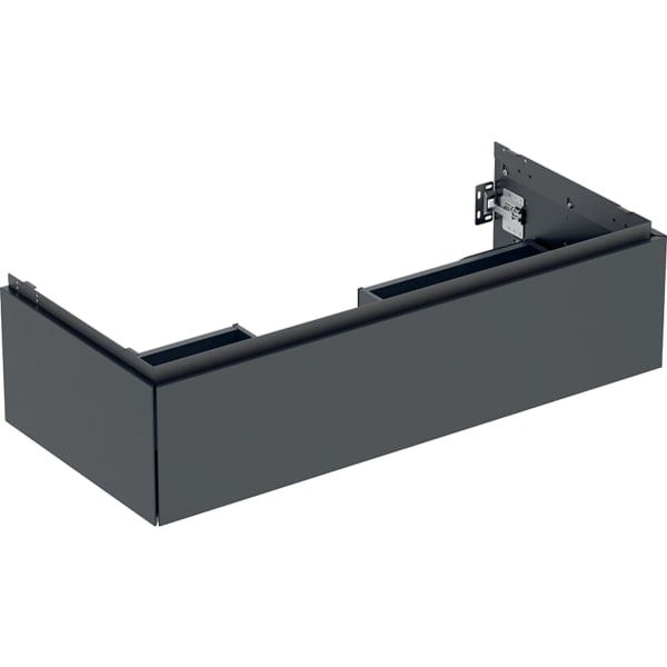 Geberit ONE Unterschrank für WT/-Platte 1 Schubl., 103,6x26,6x47cm, schwarz matt