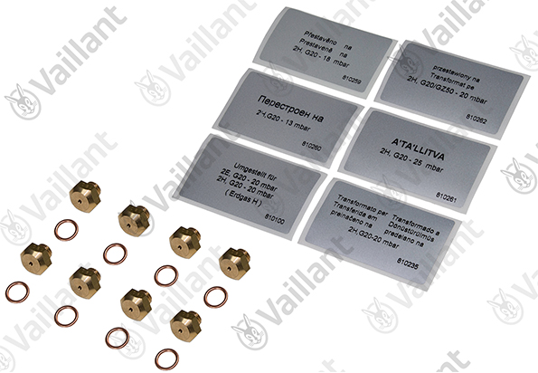 Vaillant Düsenwechselsatz, 8 Düsen-D 1,50 Vaillant-Nr. 200133